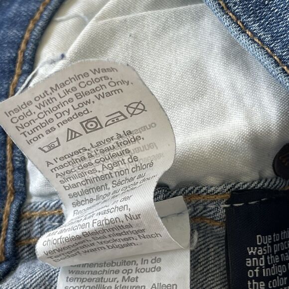 Madewell SZ 26 - 10" High-Rise Skinny Jeans Drop Step Hem Distressed Medium Wash - Picture 12 of 12